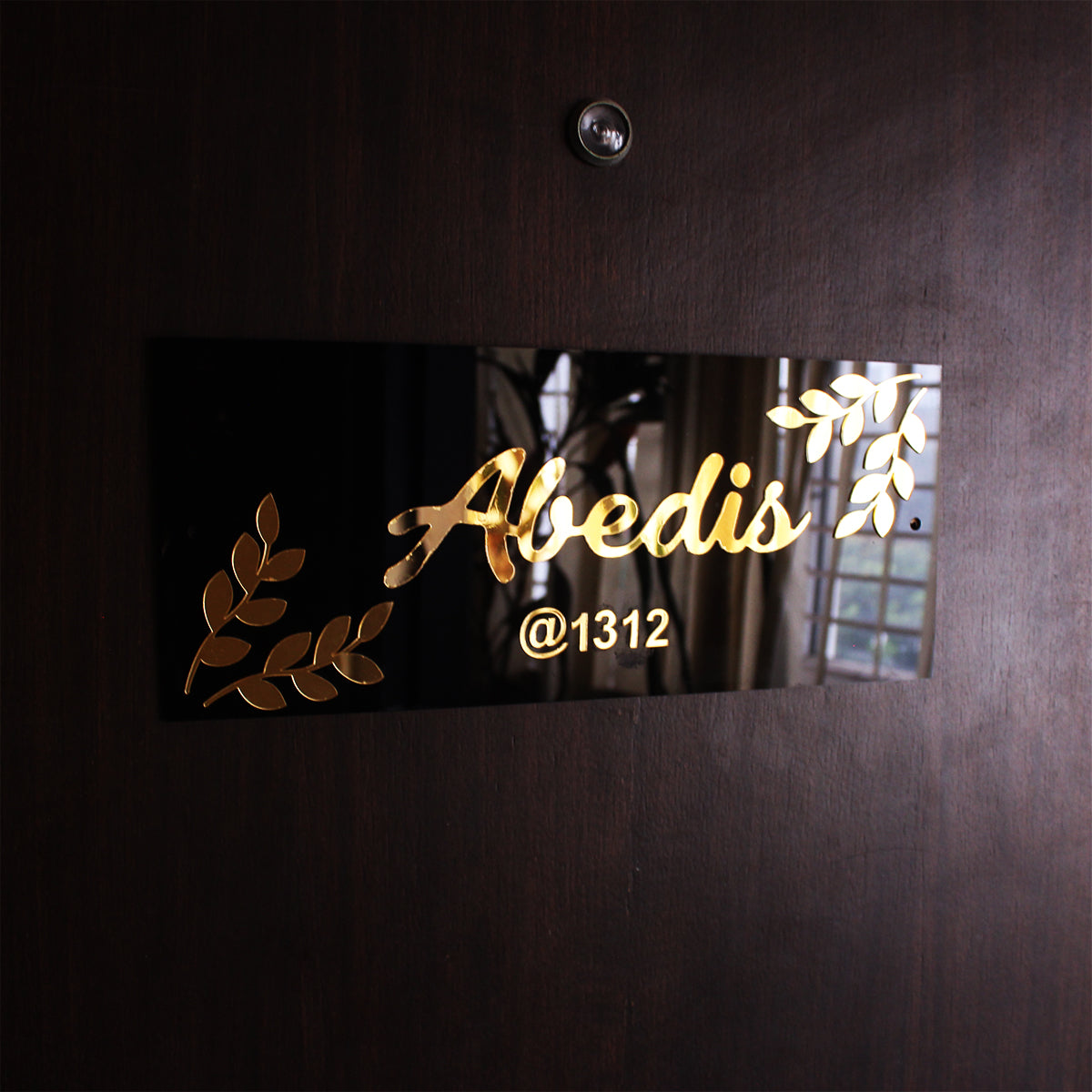 Personalize Acrylic Door Name Plate