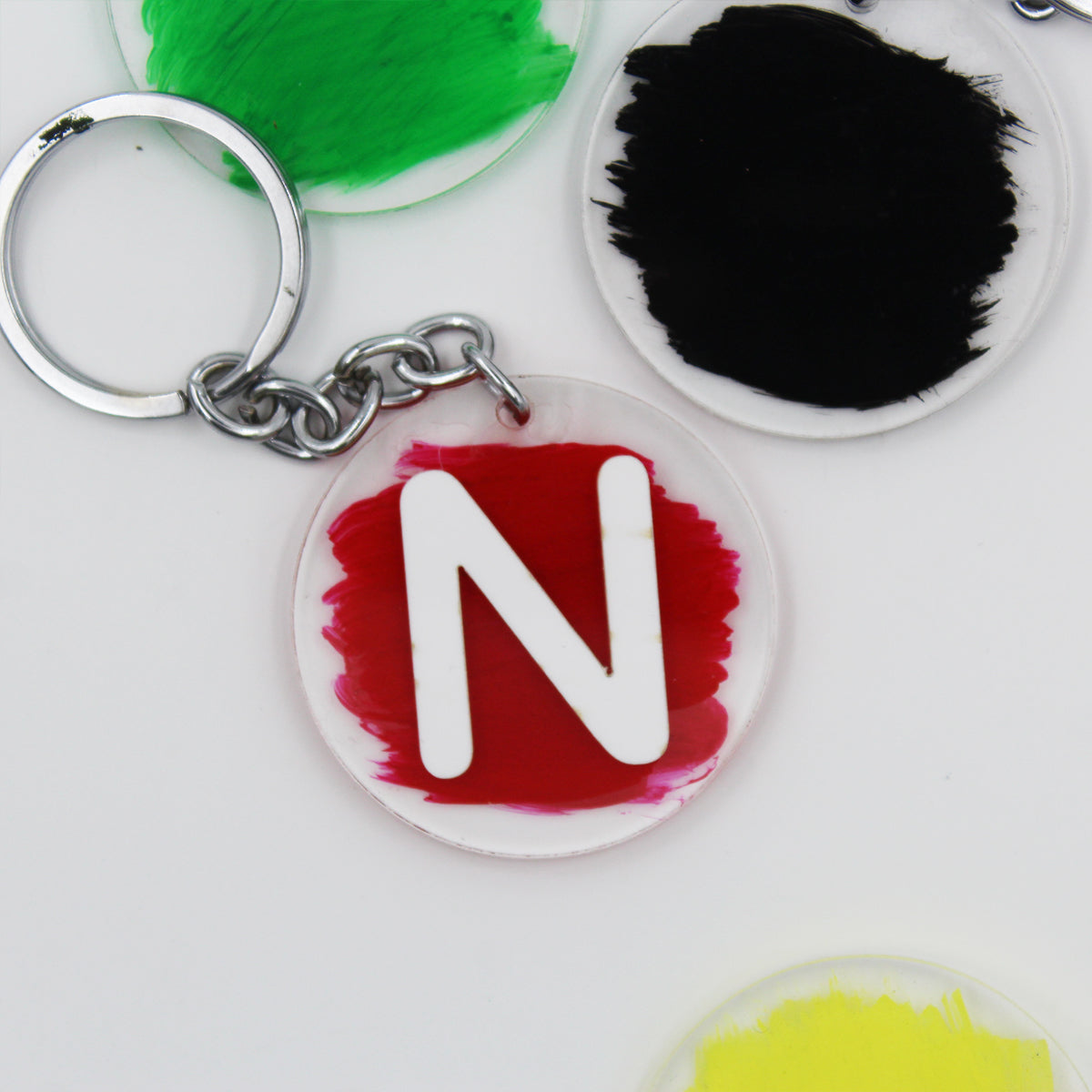 Personalized Round Shaped Keychain