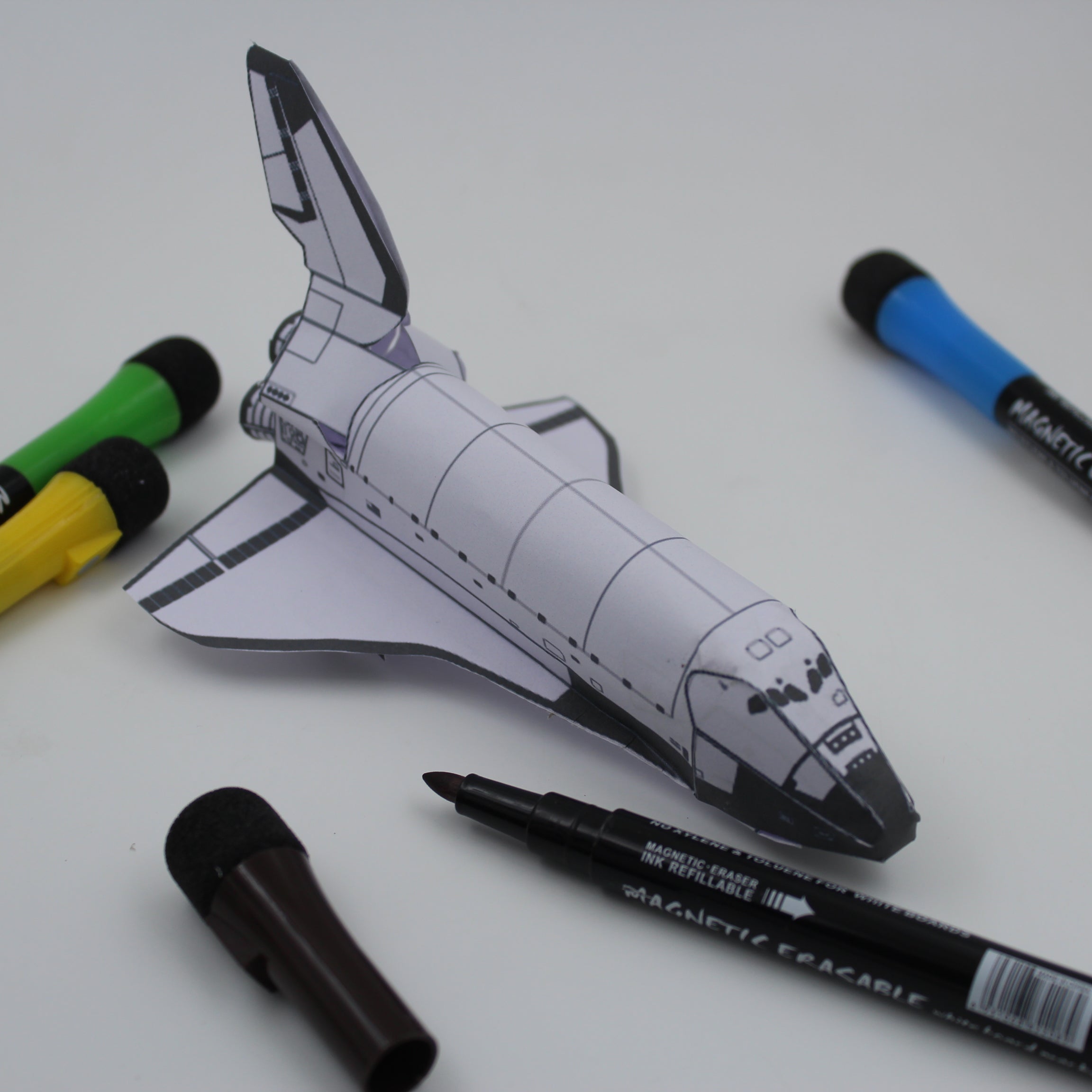 Paper Craft Shuttle Rocket