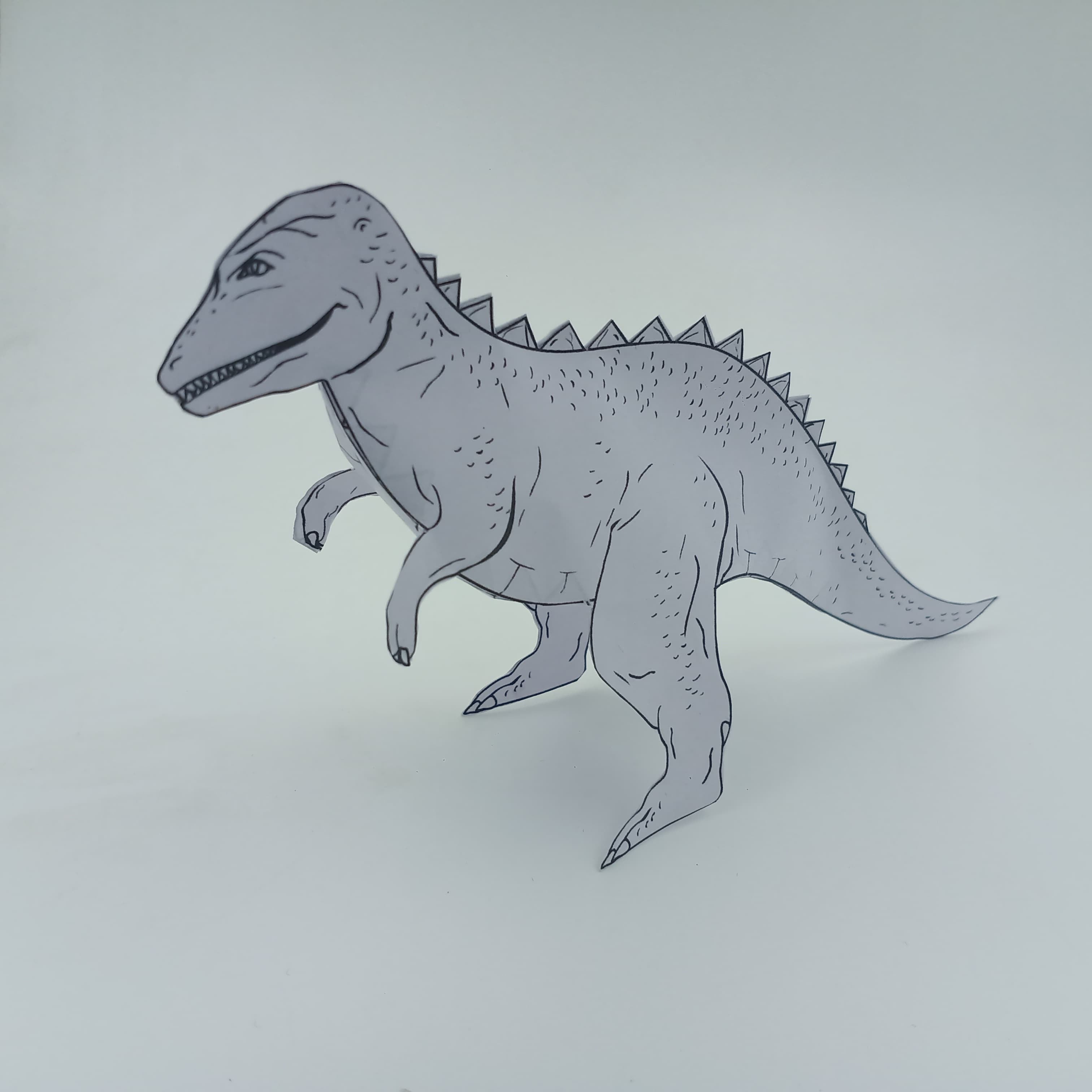 Paper Craft T-Rex