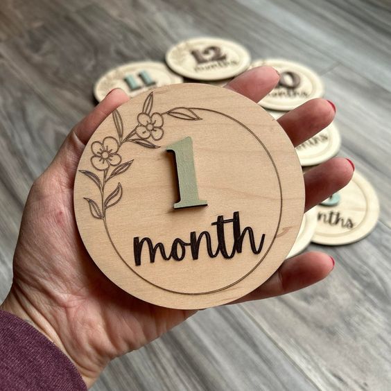 Monthly Milestone Sign